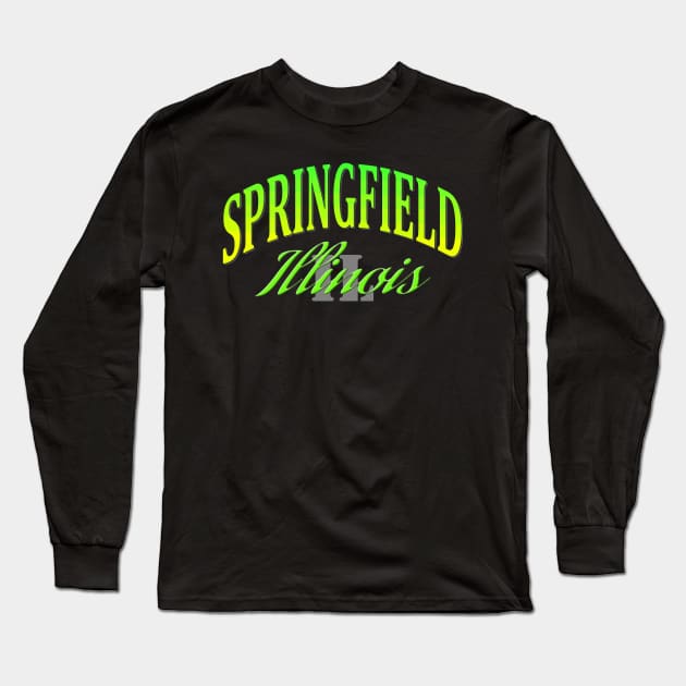 City Pride: Springfield, Illinois Long Sleeve T-Shirt by Naves